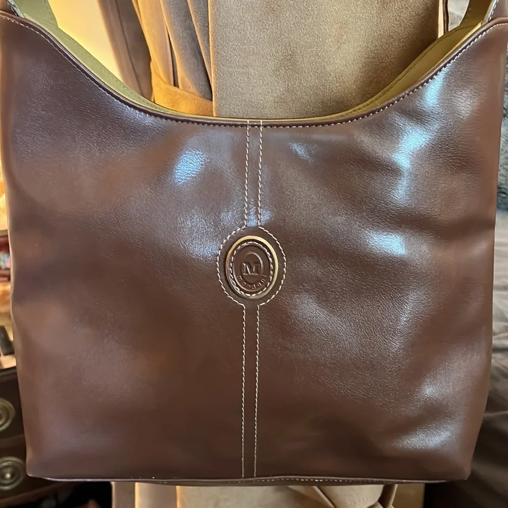 SALE!!! DEAL!! On-Trend 1990s Vintage Vegan Structured Hobo Shoulder Bag - Picture 4 of 7